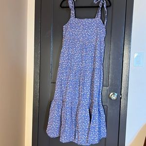 Blue floral sundress